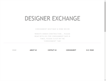 Tablet Screenshot of designerexchange.biz